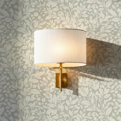 Lala Botanical Sage Ivory Wallpaper
