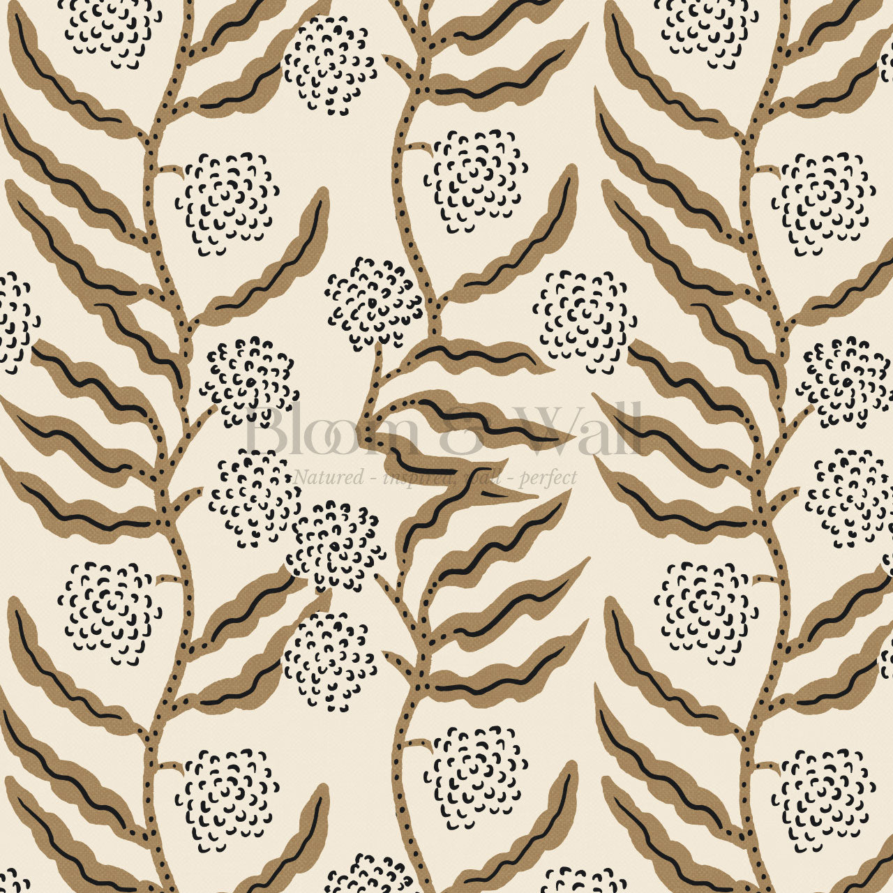 Lana La Ville Vines Sand Wallpaper