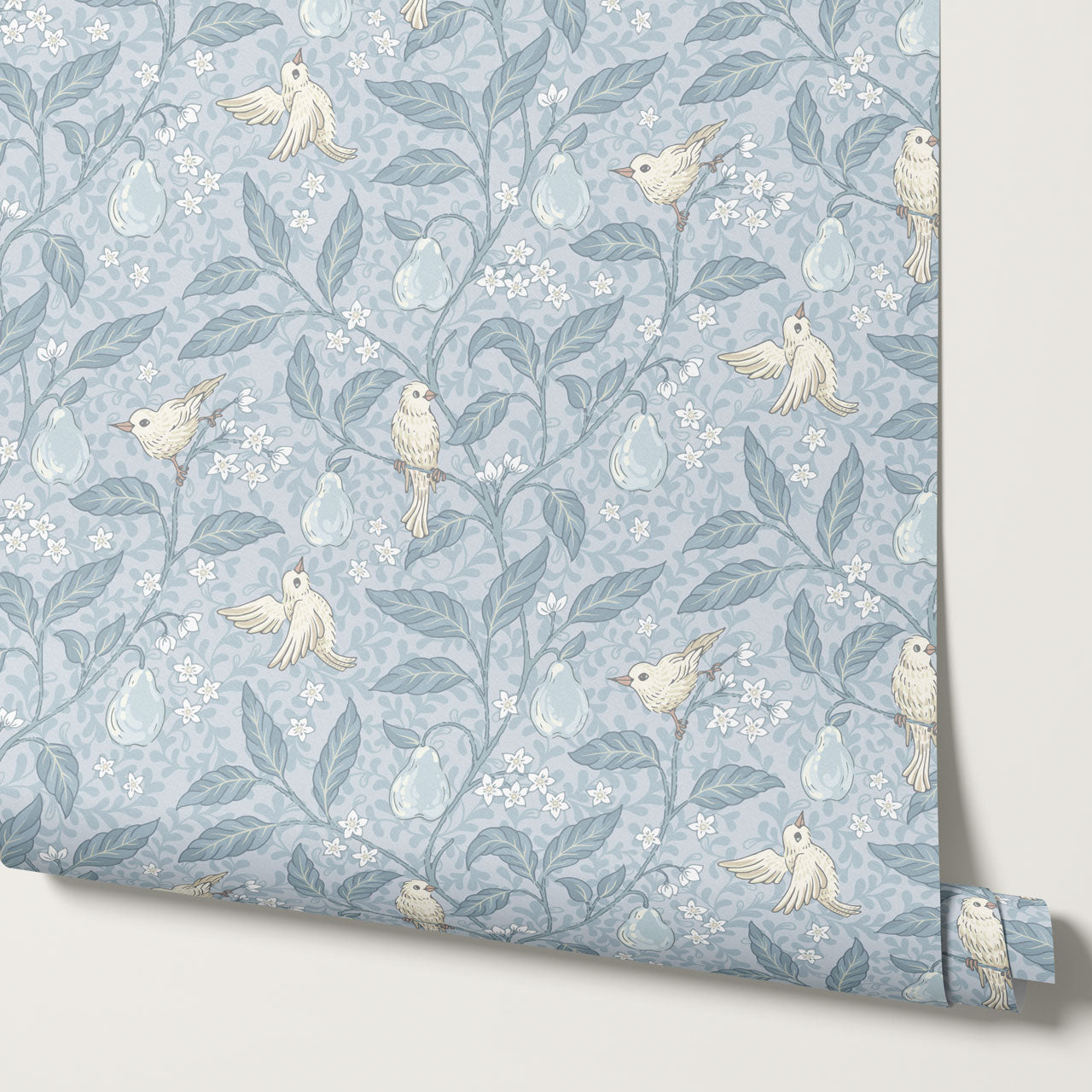 Lauren Pear Tree Sky Wallpaper