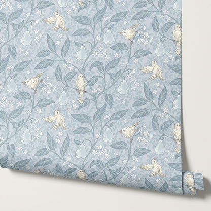 Lauren Pear Tree Sky Wallpaper