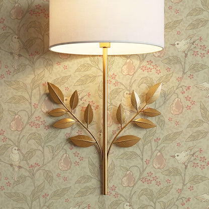 Lauren Pear Tree Beige Blush Wallpaper