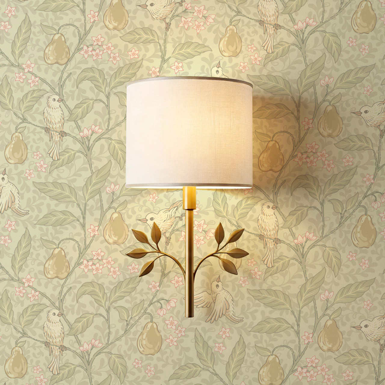 Lauren Pear Tree Soft Spring Wallpaper