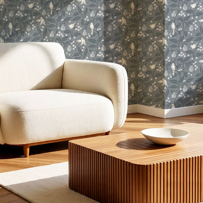 Lauren Pear Tree Slate Wallpaper