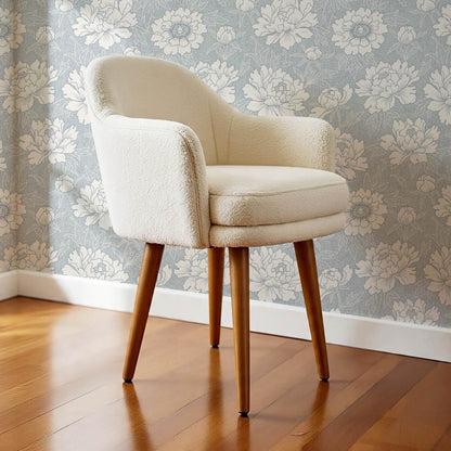 Lauri Peonies Pale Blue Cream Wallpaper