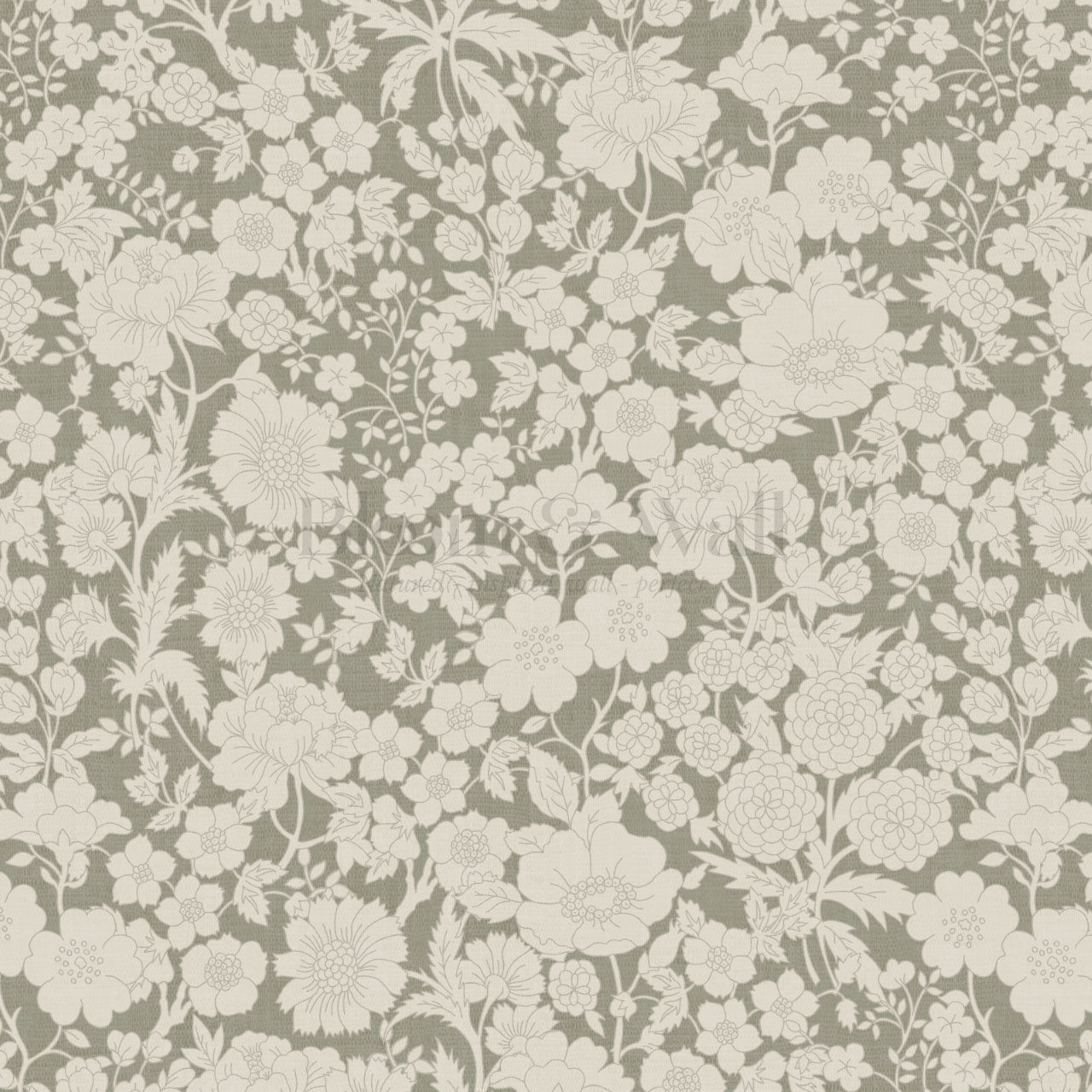 Lea Olive Wildflowers Wallpaper