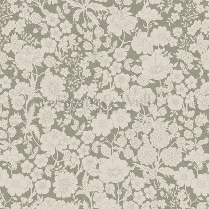 Lea Olive Wildflowers Wallpaper