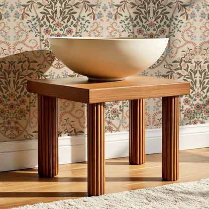 Leighton Victorian Garden Antique Oat Wallpaper