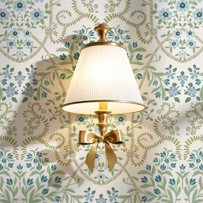 Leighton Victorian Garden Spring Green Wallpaper
