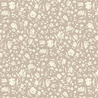 Leilani All Over Floral Pale Mauve Walpaper