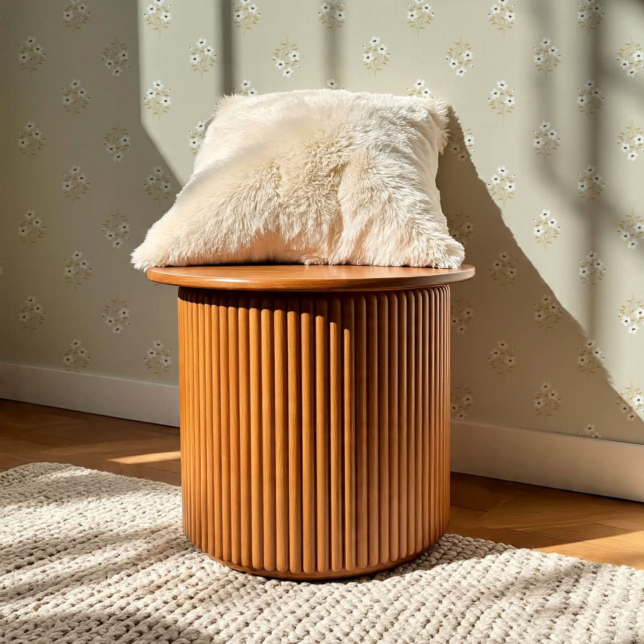 Brynlee Damask Floral Soft Sage Wallpaper