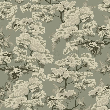 Lennon Vintage Tapestry Forest Sage Wallpaper