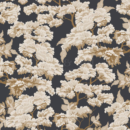 Lennon Vintage Tapestry Forest Slate Wallpaper