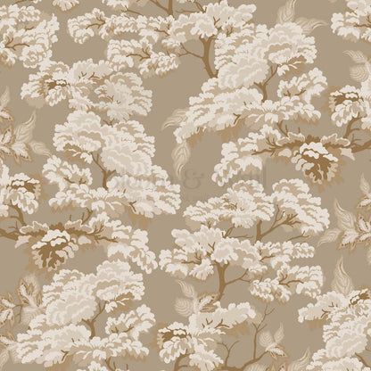 Lennon Vintage Tapestry Forest Taupe Wallpaper