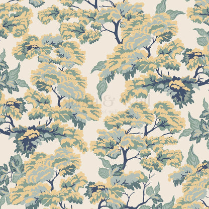 Lennon Vintage Tapestry Forest Sea Salt Honey Wallpaper