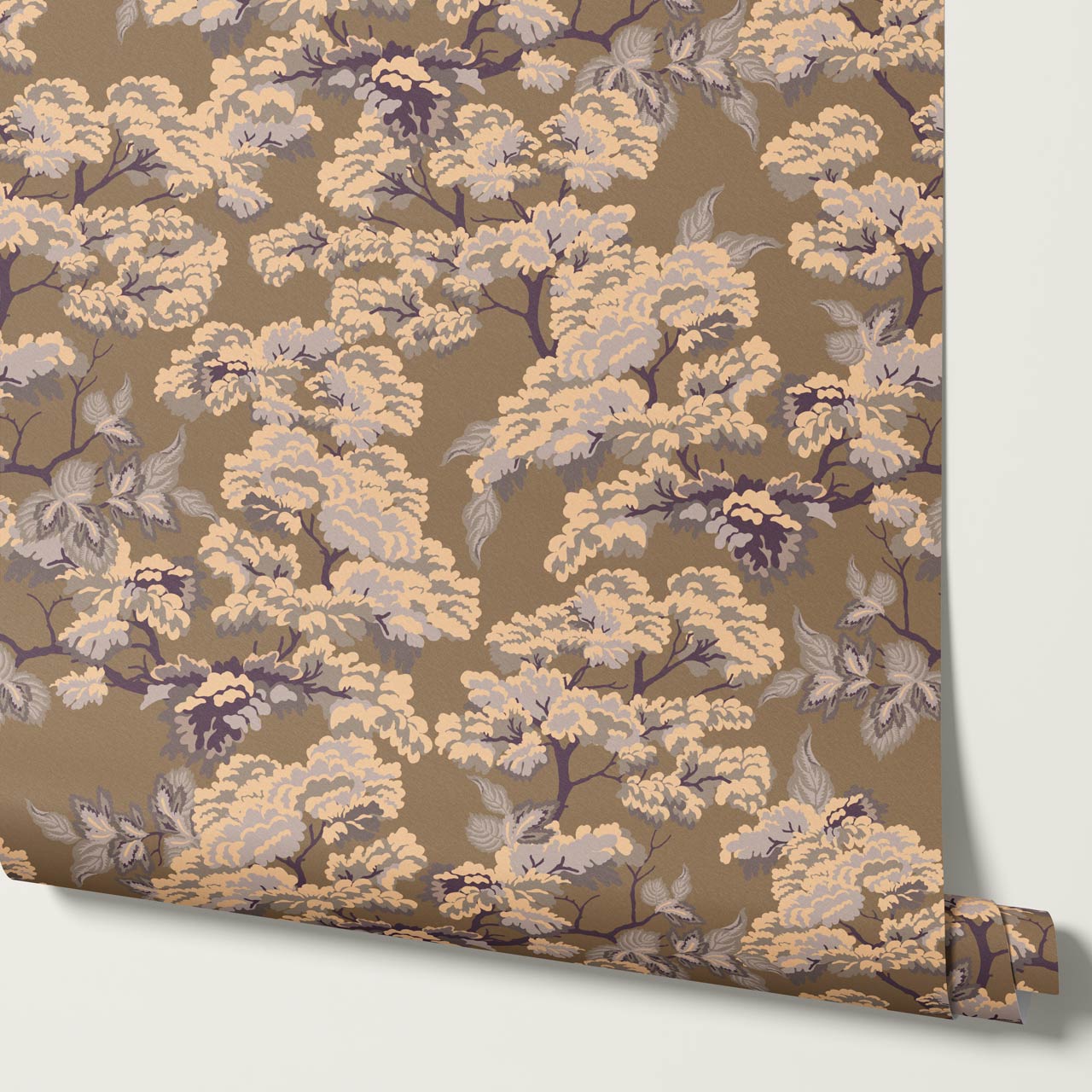 Lennon Vintage Tapestry Forest Sand Squash Wallpaper