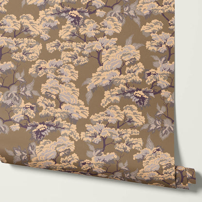 Lennon Vintage Tapestry Forest Sand Squash Wallpaper