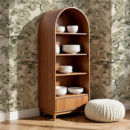 Lennon Vintage Tapestry Forest Sage Cream Wallpaper