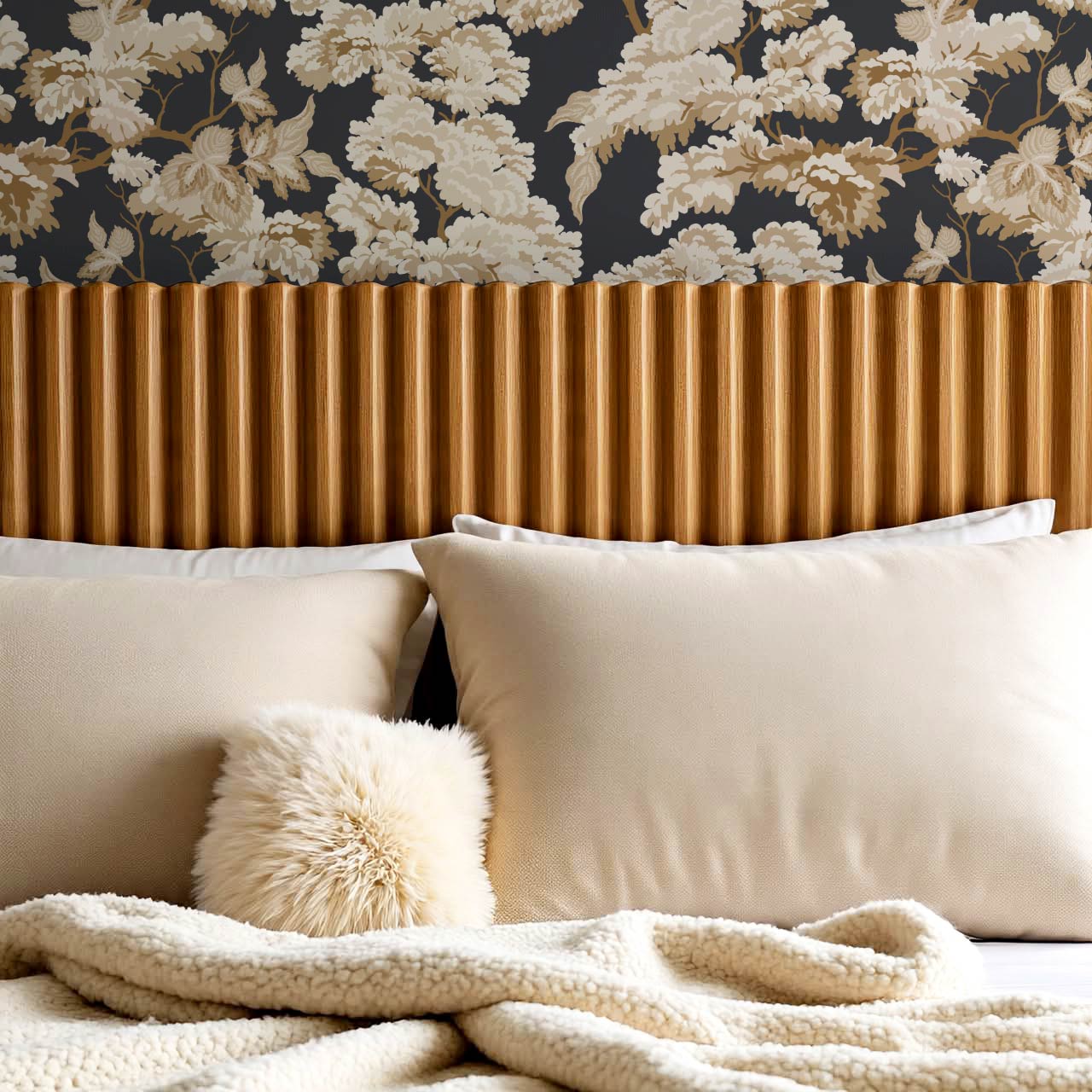 Lennon Vintage Tapestry Forest Slate Wallpaper