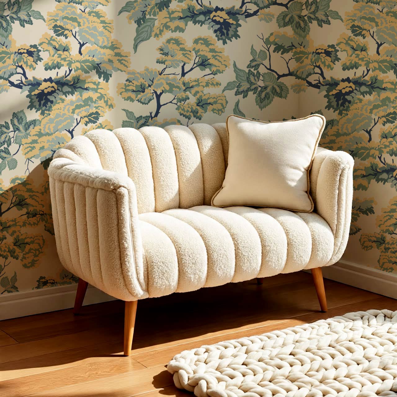 Lennon Vintage Tapestry Forest Sea Salt Honey Wallpaper