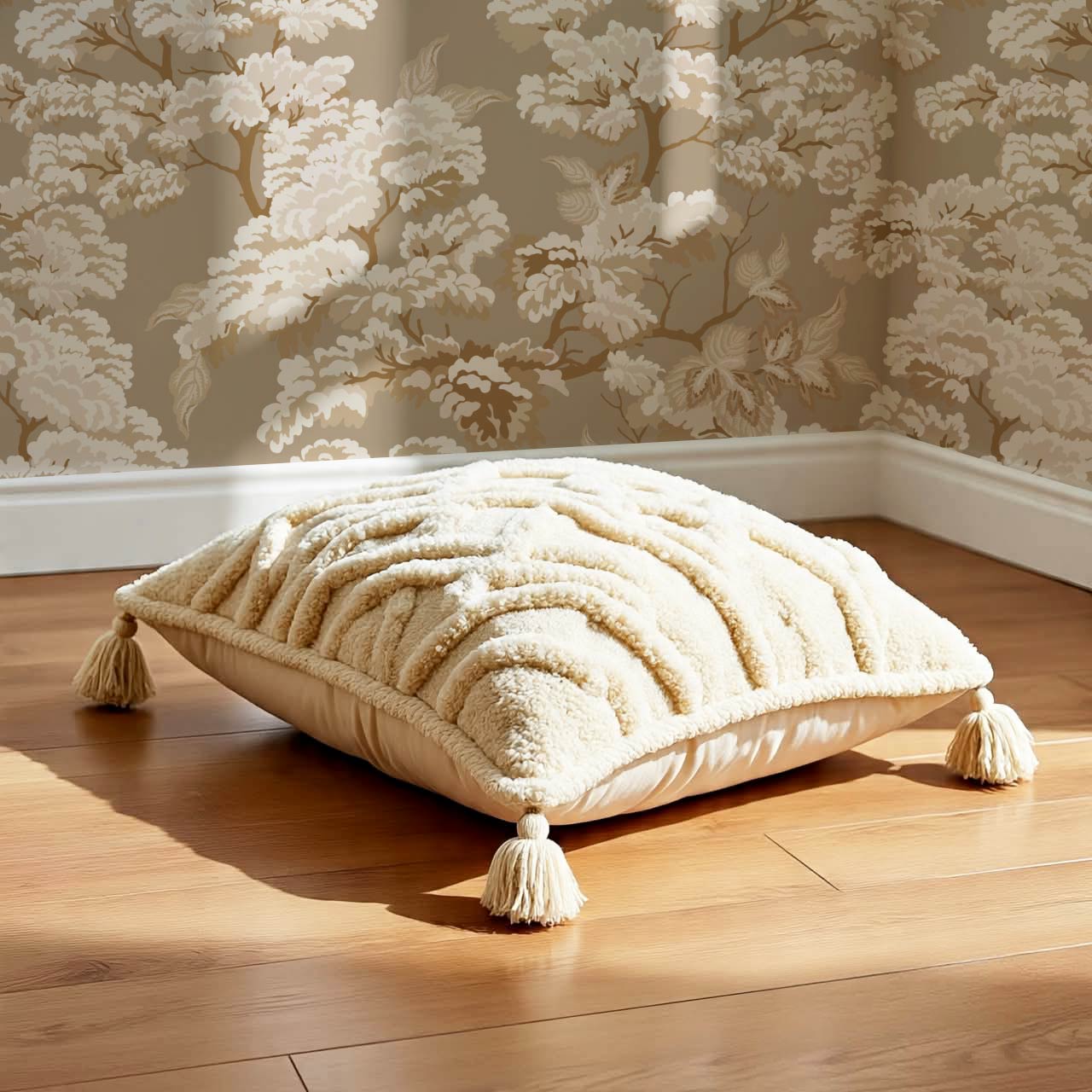 Lennon Vintage Tapestry Forest Taupe Wallpaper