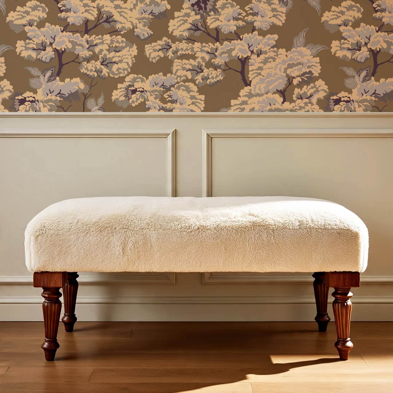 Lennon Vintage Tapestry Forest Sand Squash Wallpaper