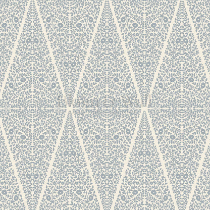 Leocadia The Silence of Vines French Blue Cream Wallpaper