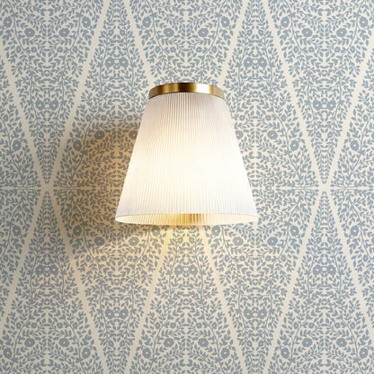 Leocadia The Silence of Vines French Blue Cream Wallpaper