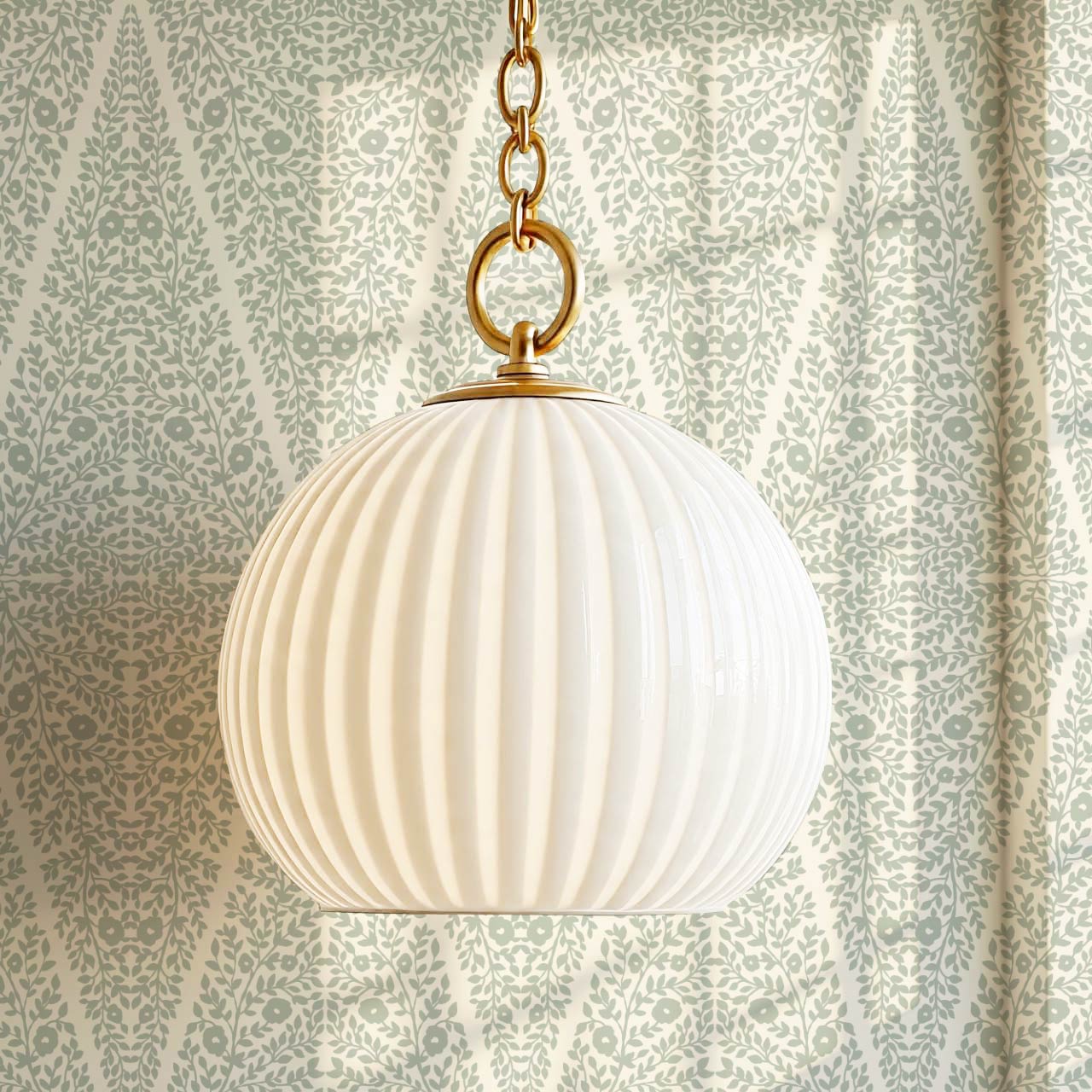 Leocadia The Silence of Vines Sage Cream Wallpaper