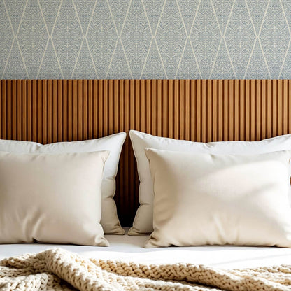 Leocadia The Silence of Vines French Blue Cream Wallpaper