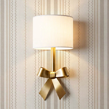 Leona Meadow Stripes Neutral Linen Clay Brown Wallpaper
