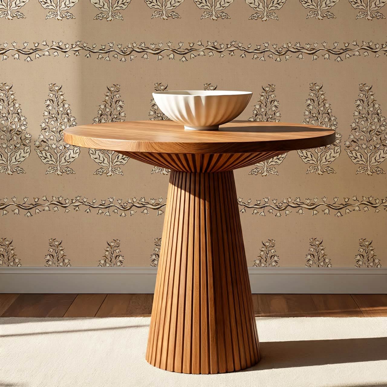 Leonor Bellflower Reverie Khaki Ivory Wallpaper