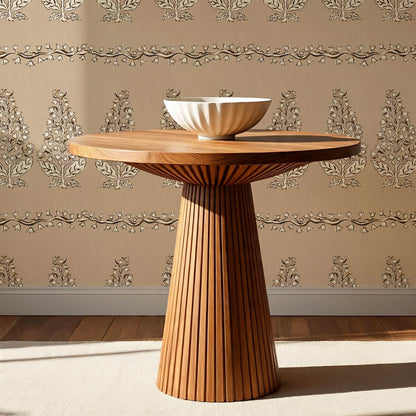 Leonor Bellflower Reverie Khaki Ivory Wallpaper