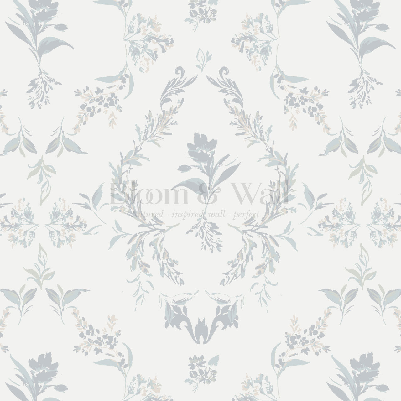 Lia Faded Opulence Dove Wallpaper