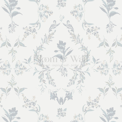 Lia Faded Opulence Dove Wallpaper