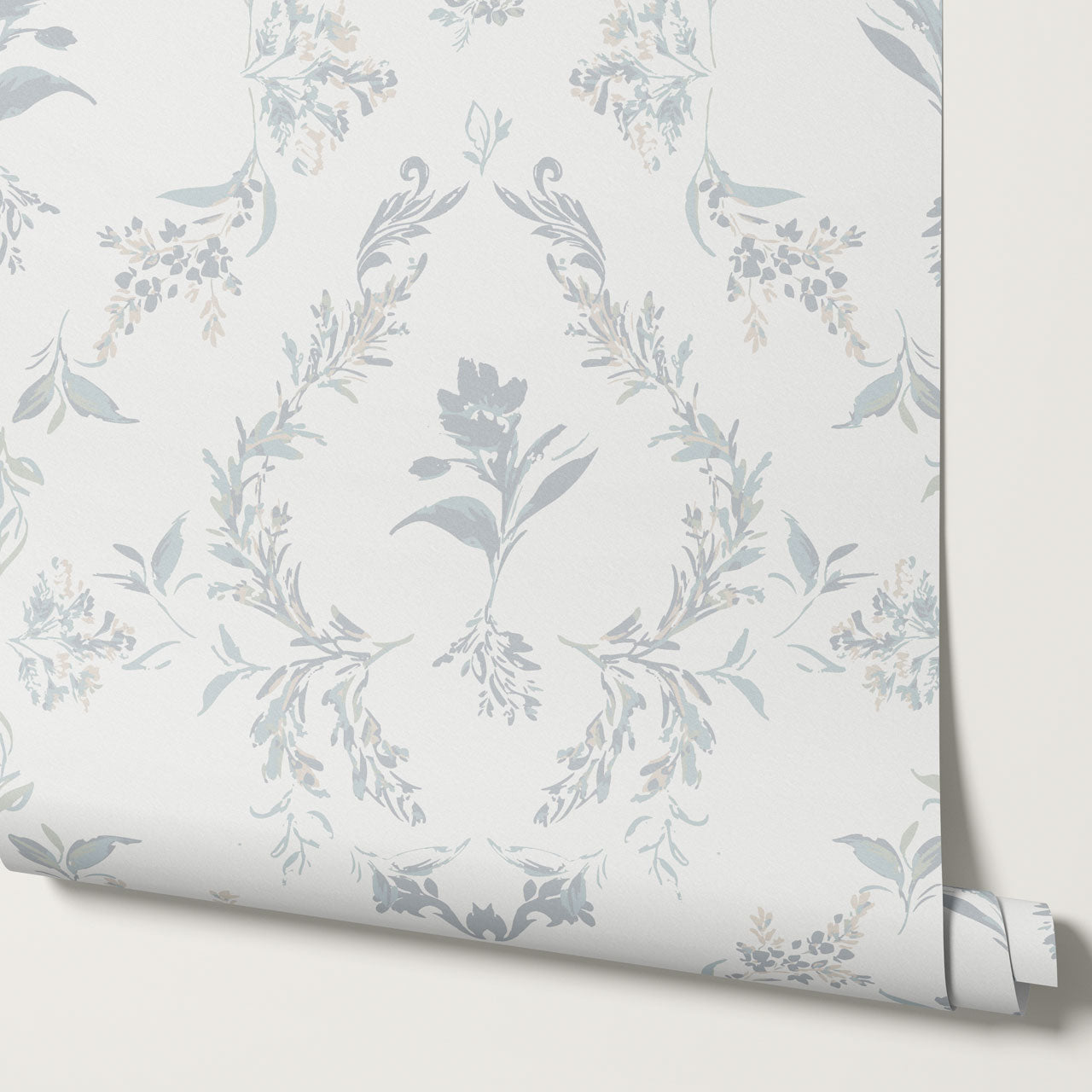 Lia Faded Opulence Dove Wallpaper