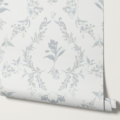 Lia Faded Opulence Dove Wallpaper
