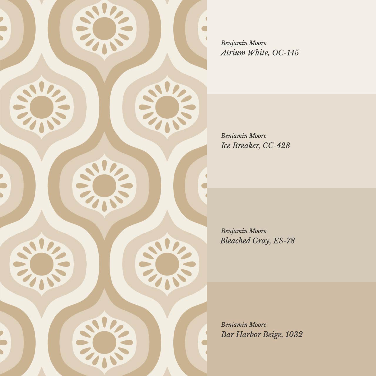Lidia Infinite Sunshine Groove Neutral Beige Wallpaper