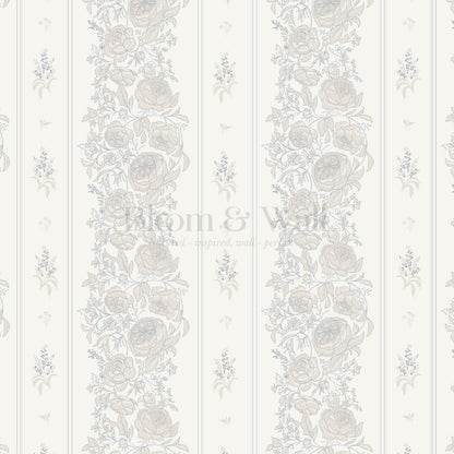 Lilah Garden Tapestry Cream Wallpaper
