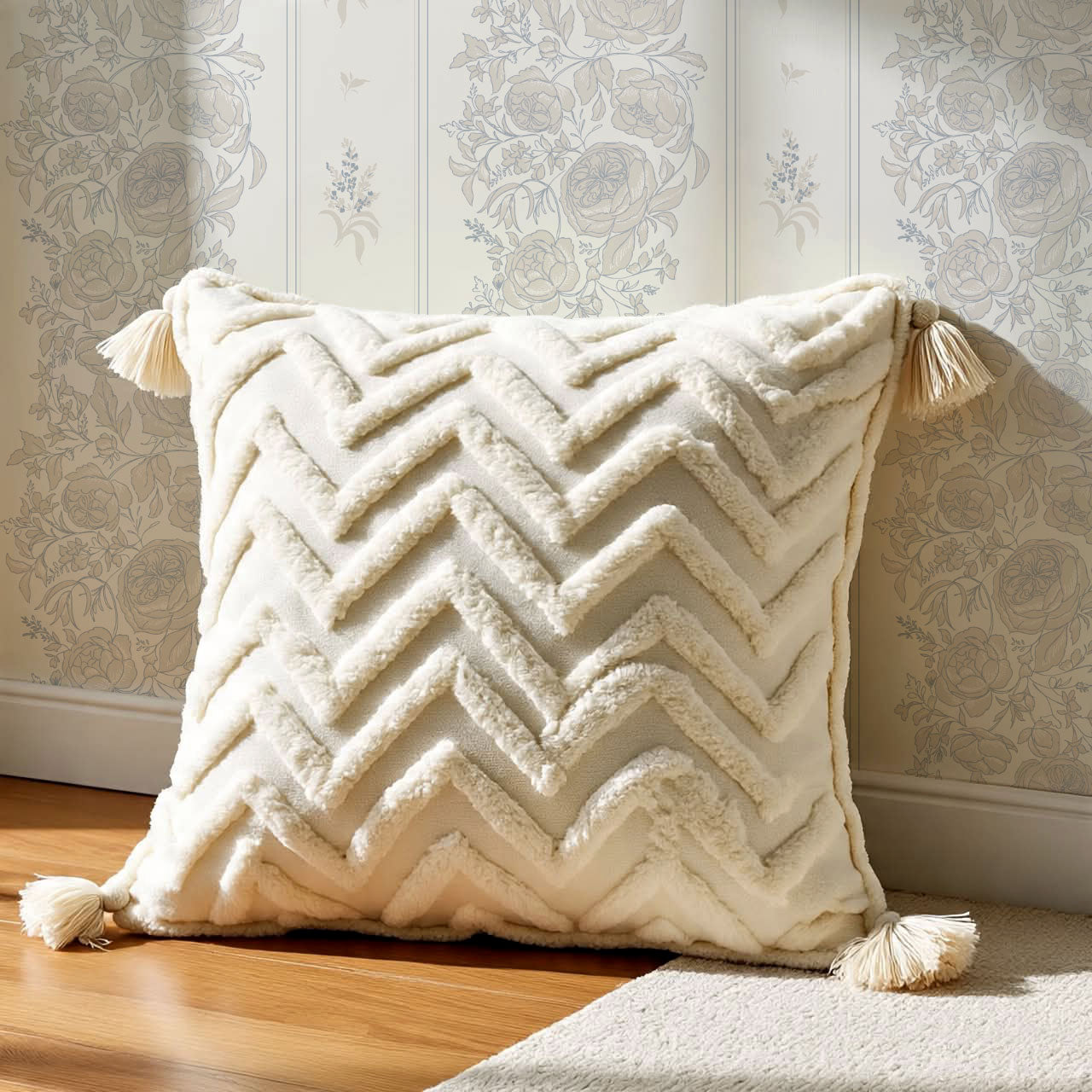 Lilah Garden Tapestry Cream Wallpaper