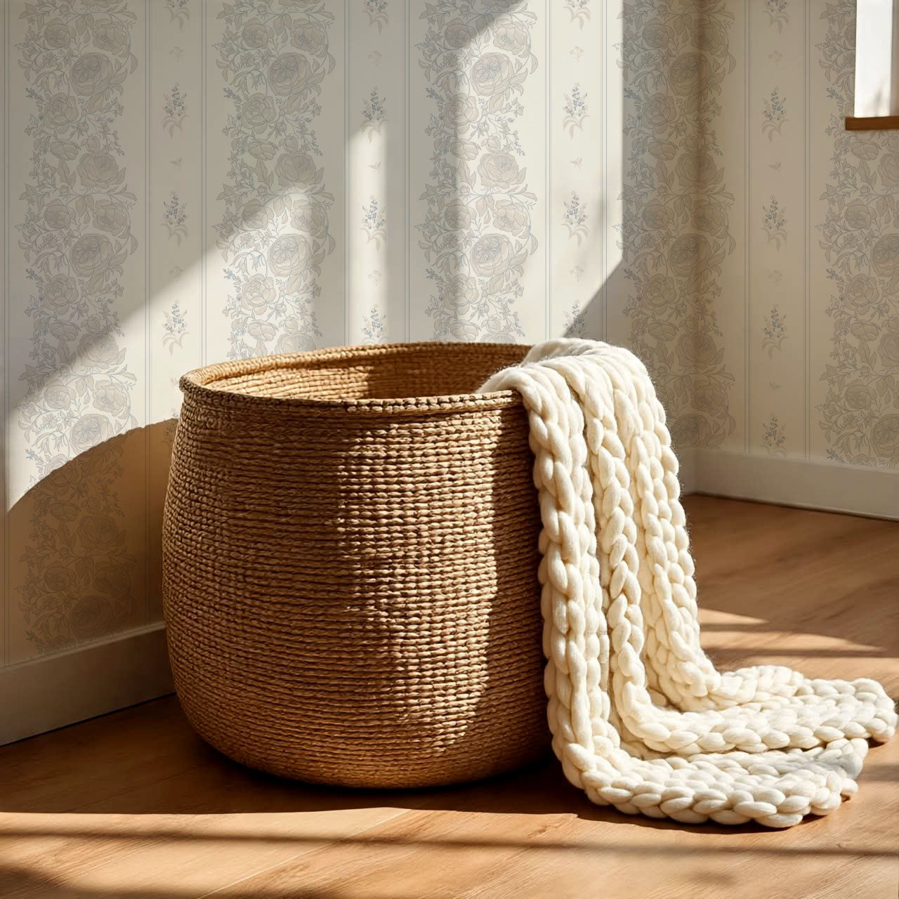 Lilah Garden Tapestry Cream Wallpaper