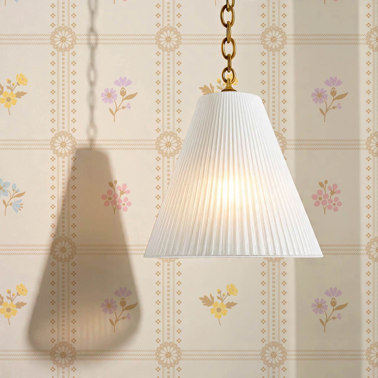 Lile Sunday Garden Cream Pastel Wallpaper