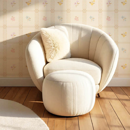 Lile Sunday Garden Cream Pastel Wallpaper