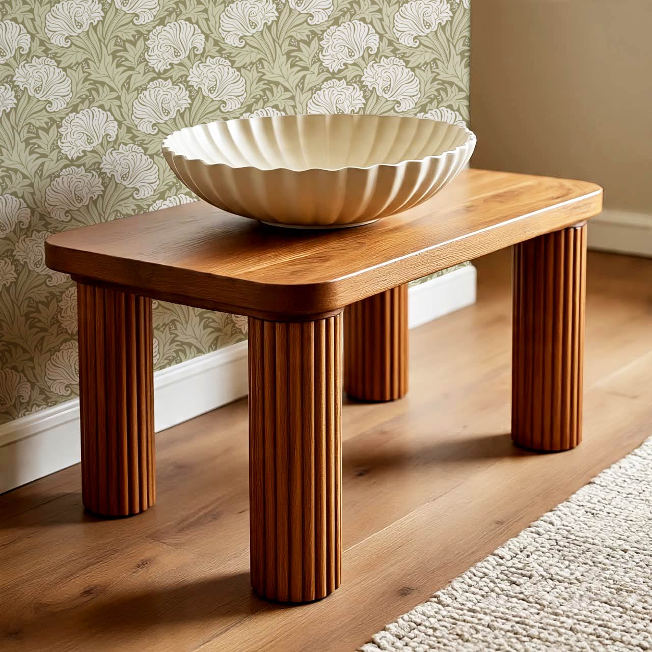 Liliana Heritage Floral Sage Ivory Wallpaper