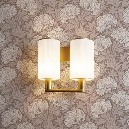 Liliana Heritage Floral Mocha Wallpaper