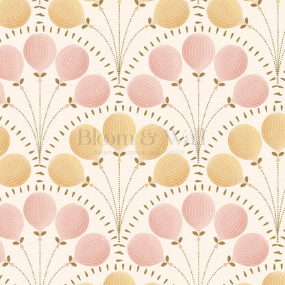 Lilly Balloons Blush Wallpaper