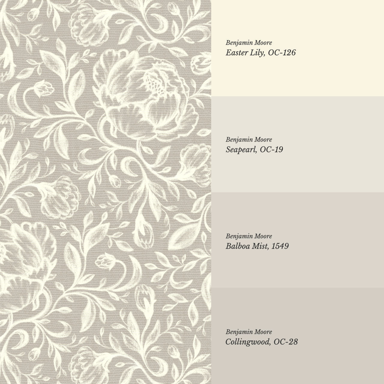 Lina Adorne Blooms Pale Mauve Wallpaper