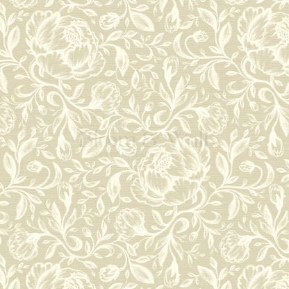 Lina Adorne Blooms Almond Wallpaper