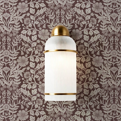 Linda Botanical Garden Wine Bone Wallpaper