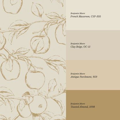 Lisette Orchard Branches Tawny Wallpaper