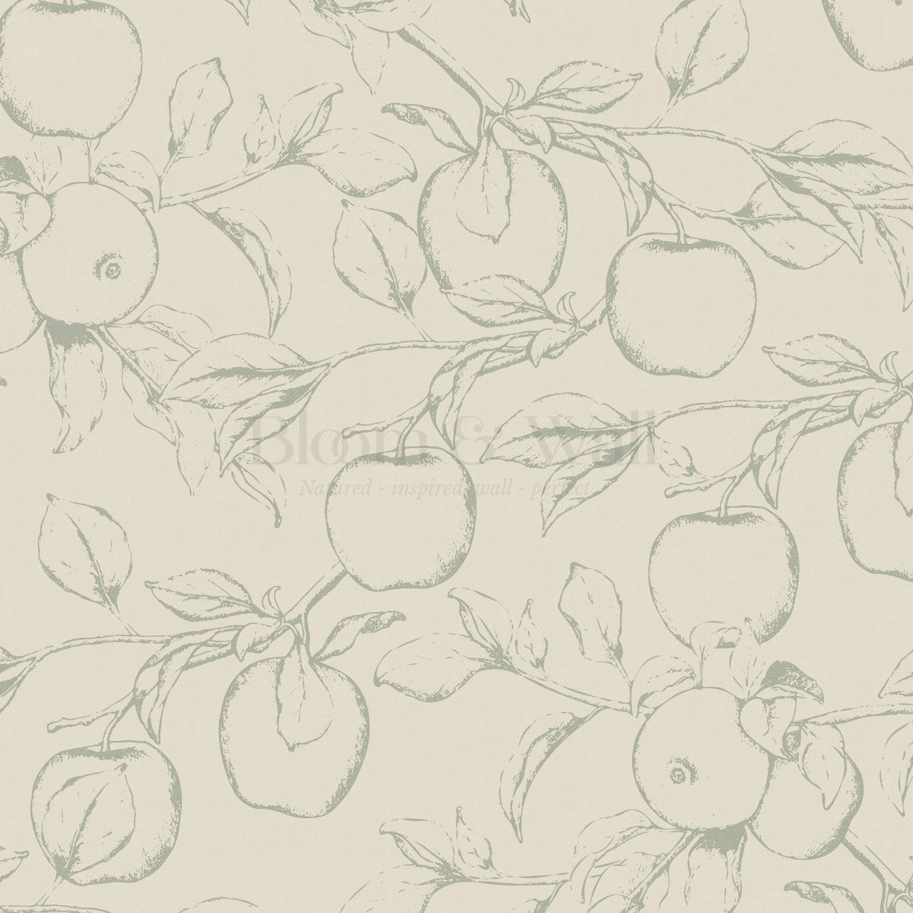 Lisette Orchard Branches Sage Wallpaper